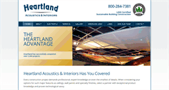 Desktop Screenshot of heartland-acoustics.com