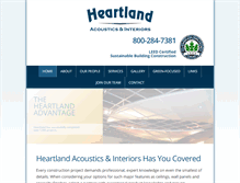 Tablet Screenshot of heartland-acoustics.com